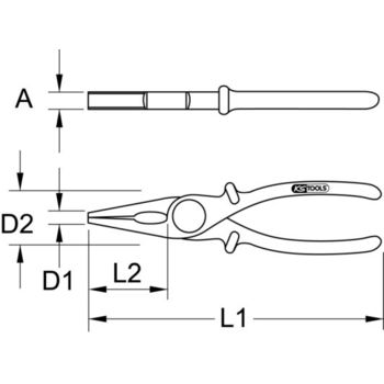 Elektriker-Schutzhandschuh mit mechanischem Schutz, Größe 10, Klasse 4, rot