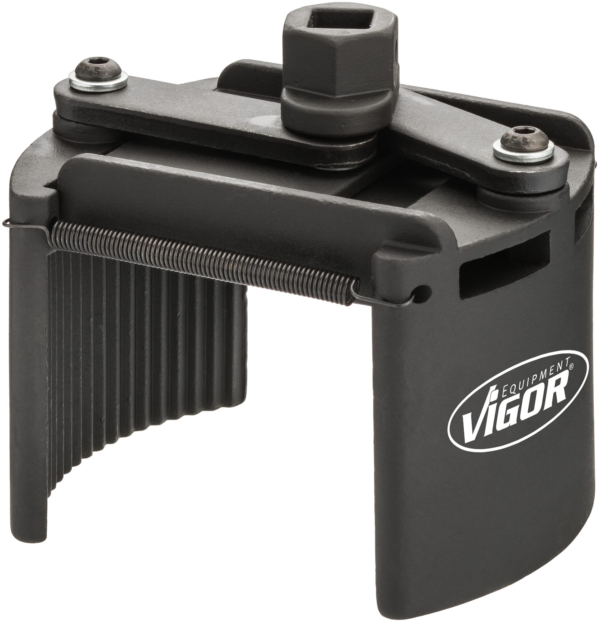 VIGOR Ölfilter-Spannschlüssel · 115 – 140 mm · universal · V4415 · Außen-Sechskant 24 mm, Vierkant hohl 12,5 mm (1/2 Zoll) · 115 - 140