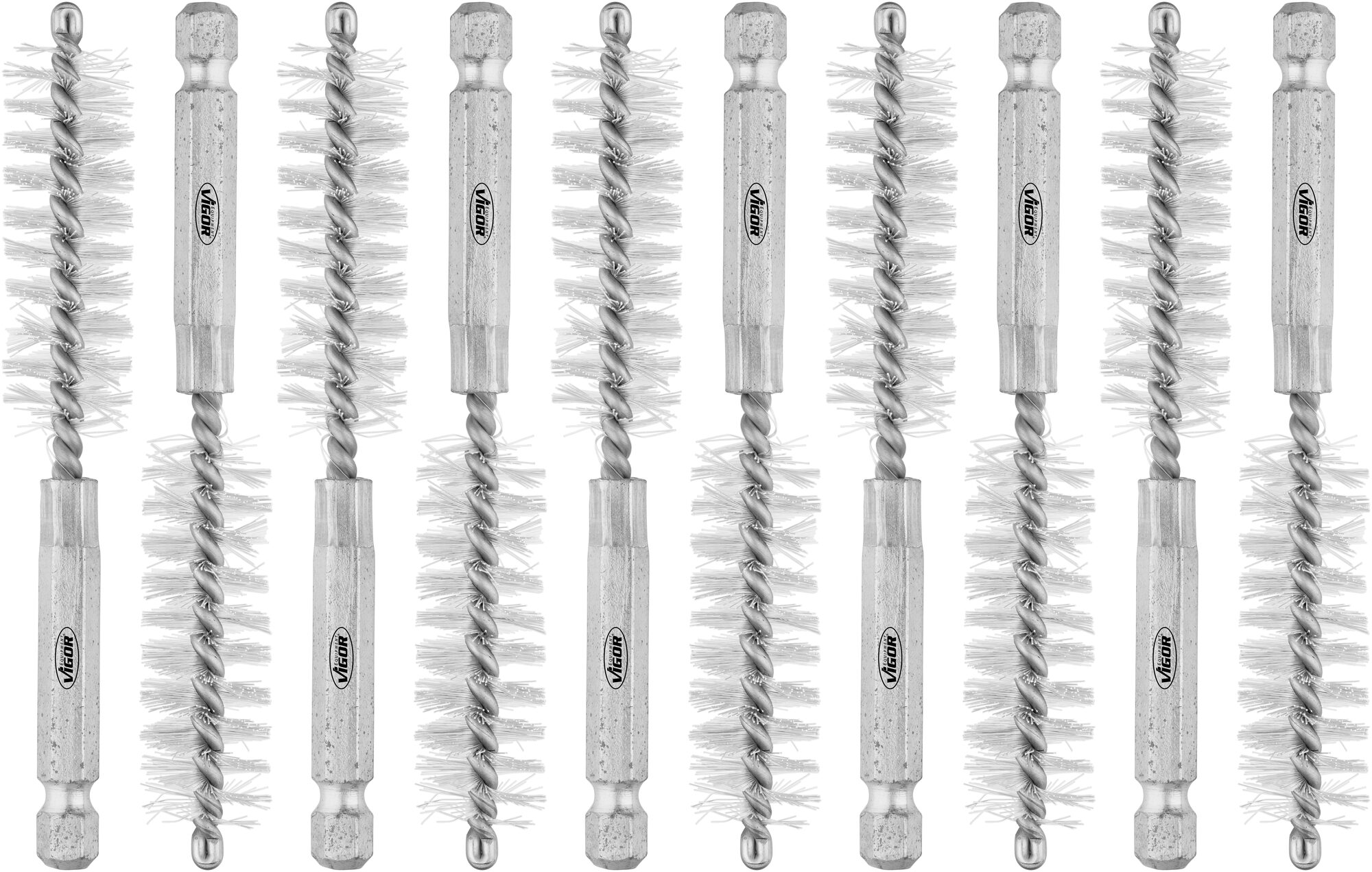 VIGOR Nylonbürsten Satz ? 15 mm · V4646N-15