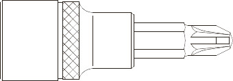 Werkzeug Sonic Biteinsatz 3/8" PZ.2 8224802