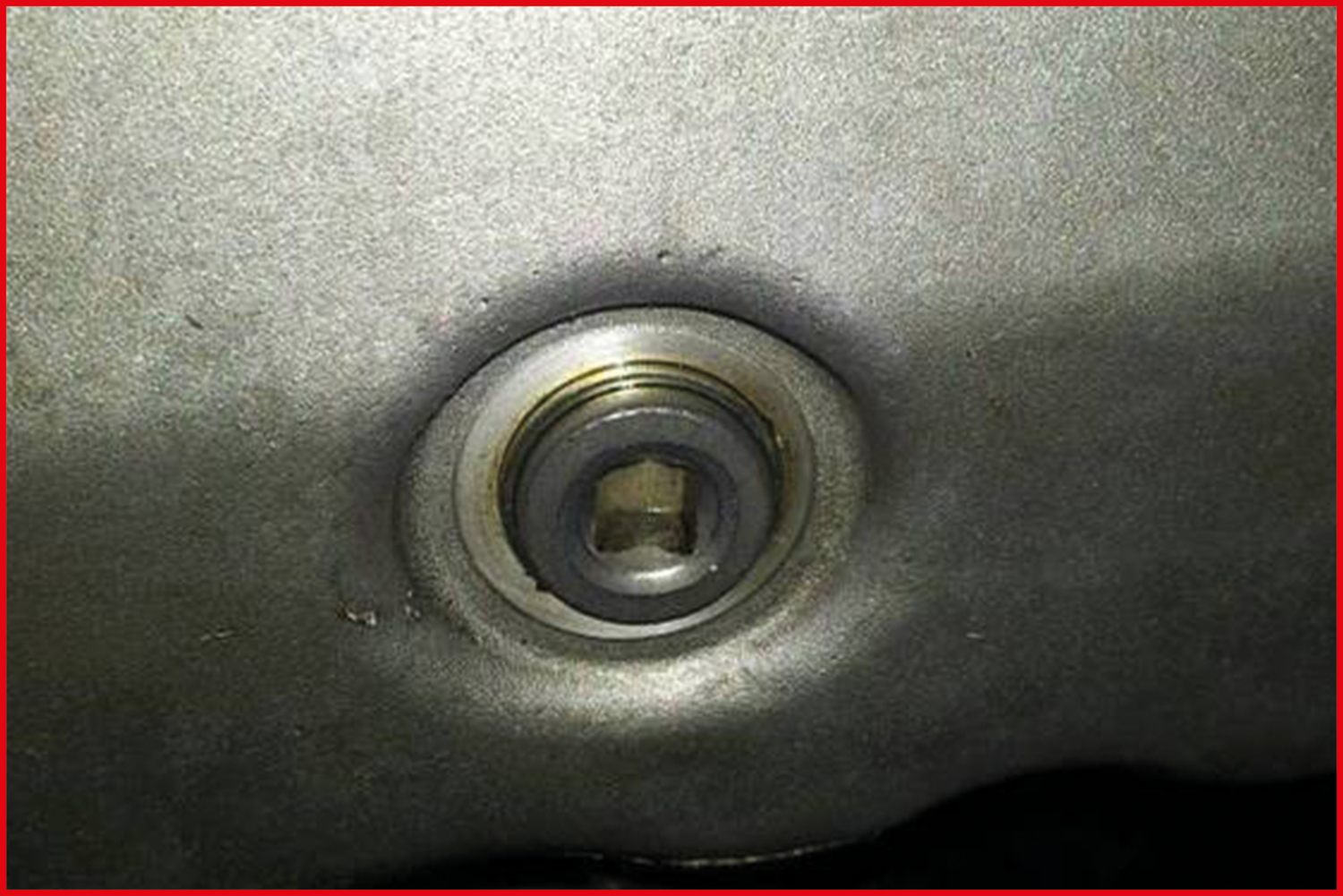 3/8" Öldienst-Bit-Stecknuss für Innenvierkant-Schrauben mit Magnet, 9,5 mm