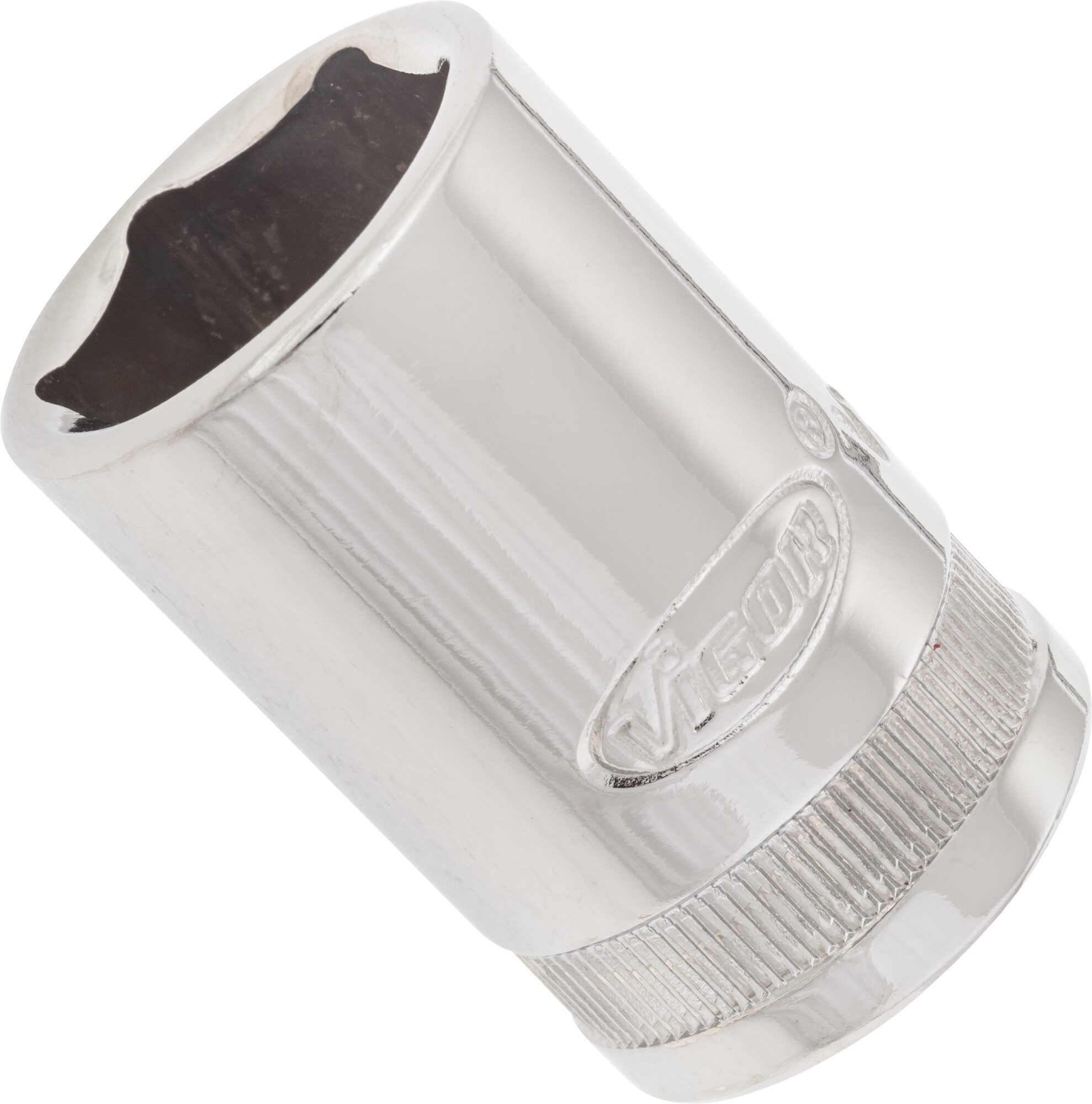 VIGOR Sechskant Steckschlüsseleinsatz · V2564N · Vierkant hohl 12,5 mm (1/2 Zoll) · Außen Sechskant Profil · 18 mm