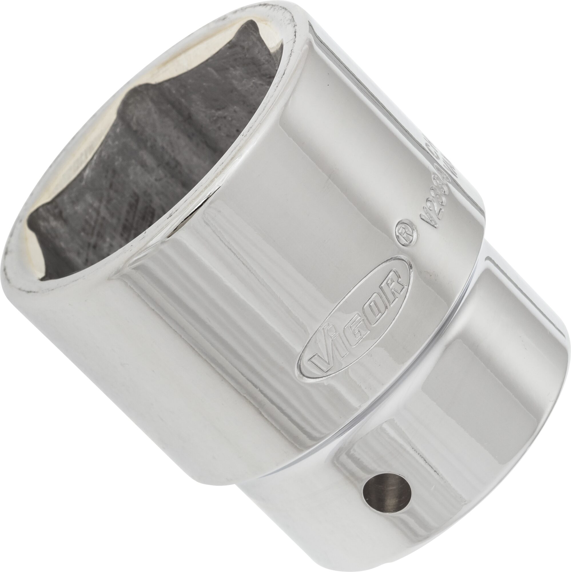 VIGOR Steckschlüsseleinsatz · V2334N · Vierkant hohl 20 mm (3/4 Zoll) · Außen Sechskant Profil · 38 mm