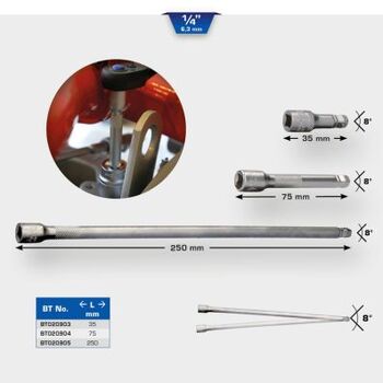 Verlängerung, Steckschlüssel KS TOOLS  BT020904