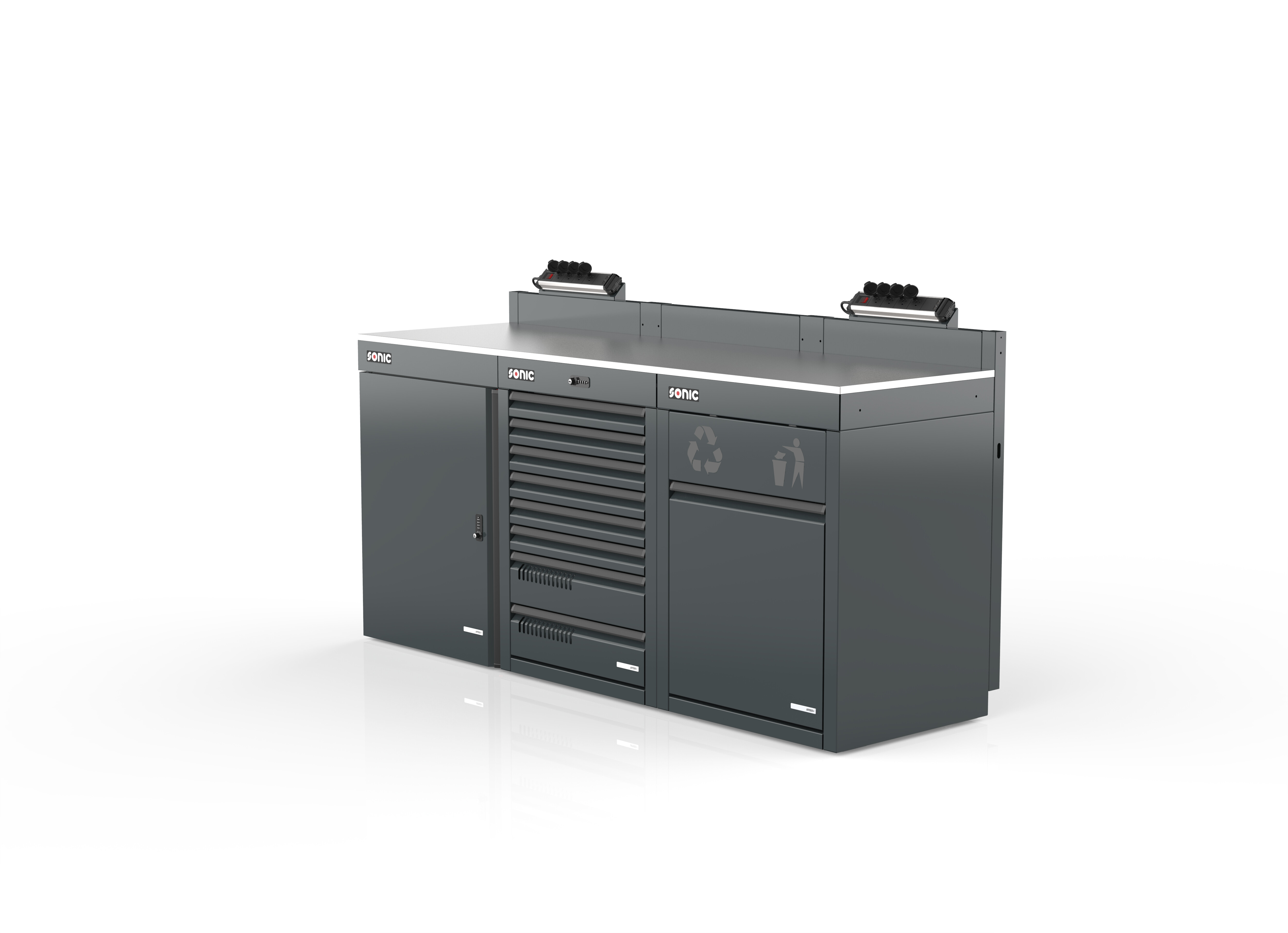 Werkzeug-Ablageschale Sonic MSS+ Schrankwand halb hoch 2160mm 5771109