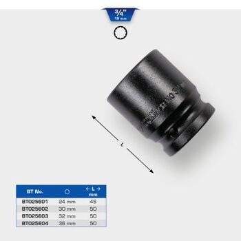 Kraft-Stecknuss KS TOOLS  BT025602