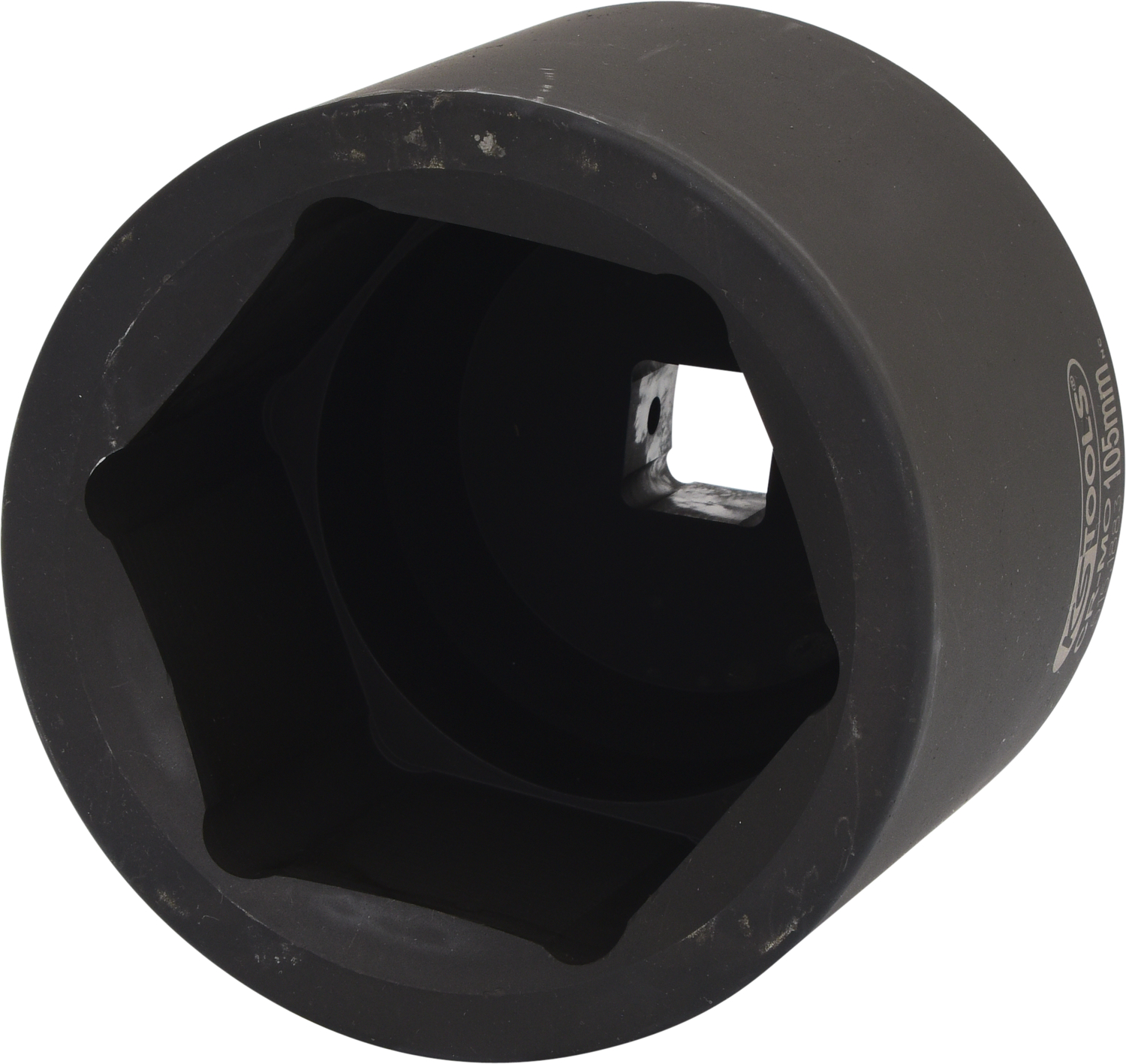 1" Sechskant-Kraft-Stecknuss, lang, 105 mm