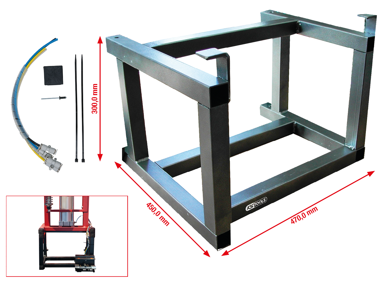 Unterstellbock für Druckluft-Stand-Federspanner für 500.8800