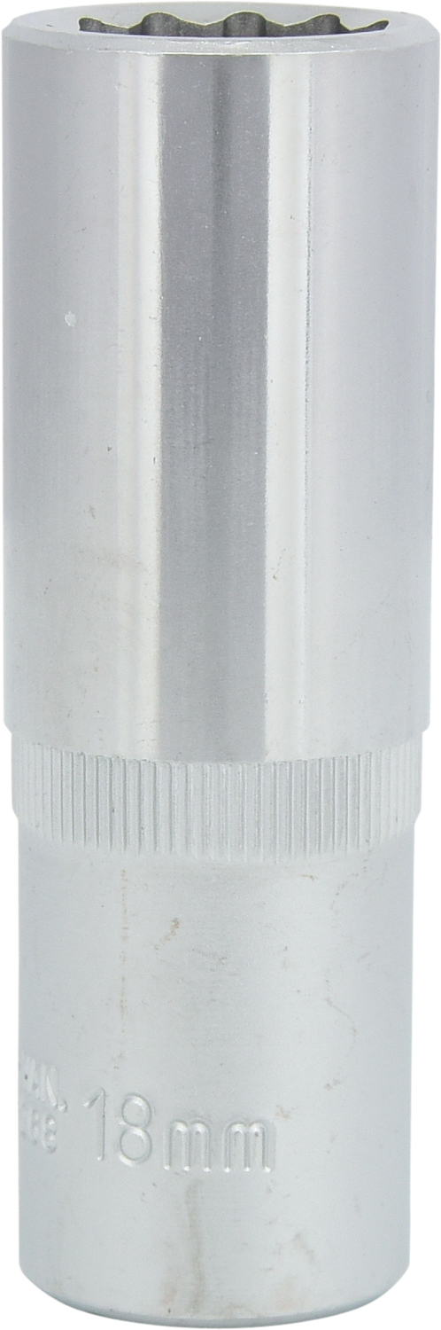 1/2" 12-kant-Stecknuss, lang, 18mm