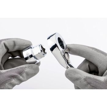 VIGOR Steckschlüssel Satz · superflach · V7202 · Vierkant hohl 12,5 mm (1/2 Zoll) · Außen Sechskant Profil · 8 – 32 · Anzahl Werkzeuge: 24