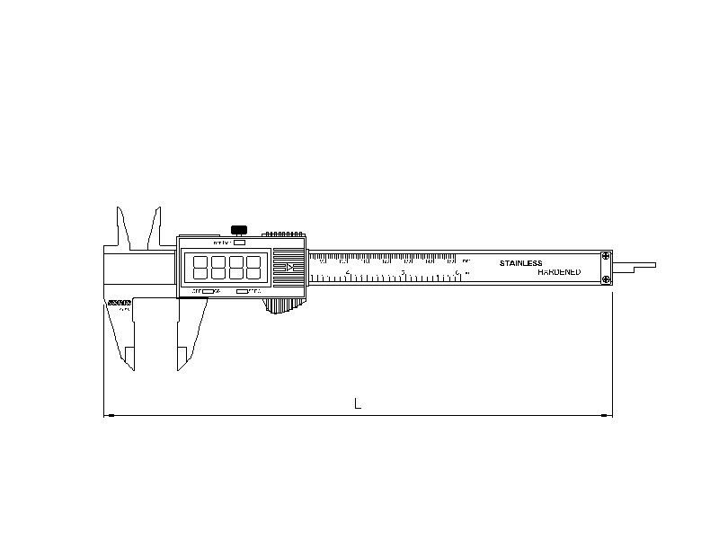 Werkzeug Sonic Digitalmessschieber 47010