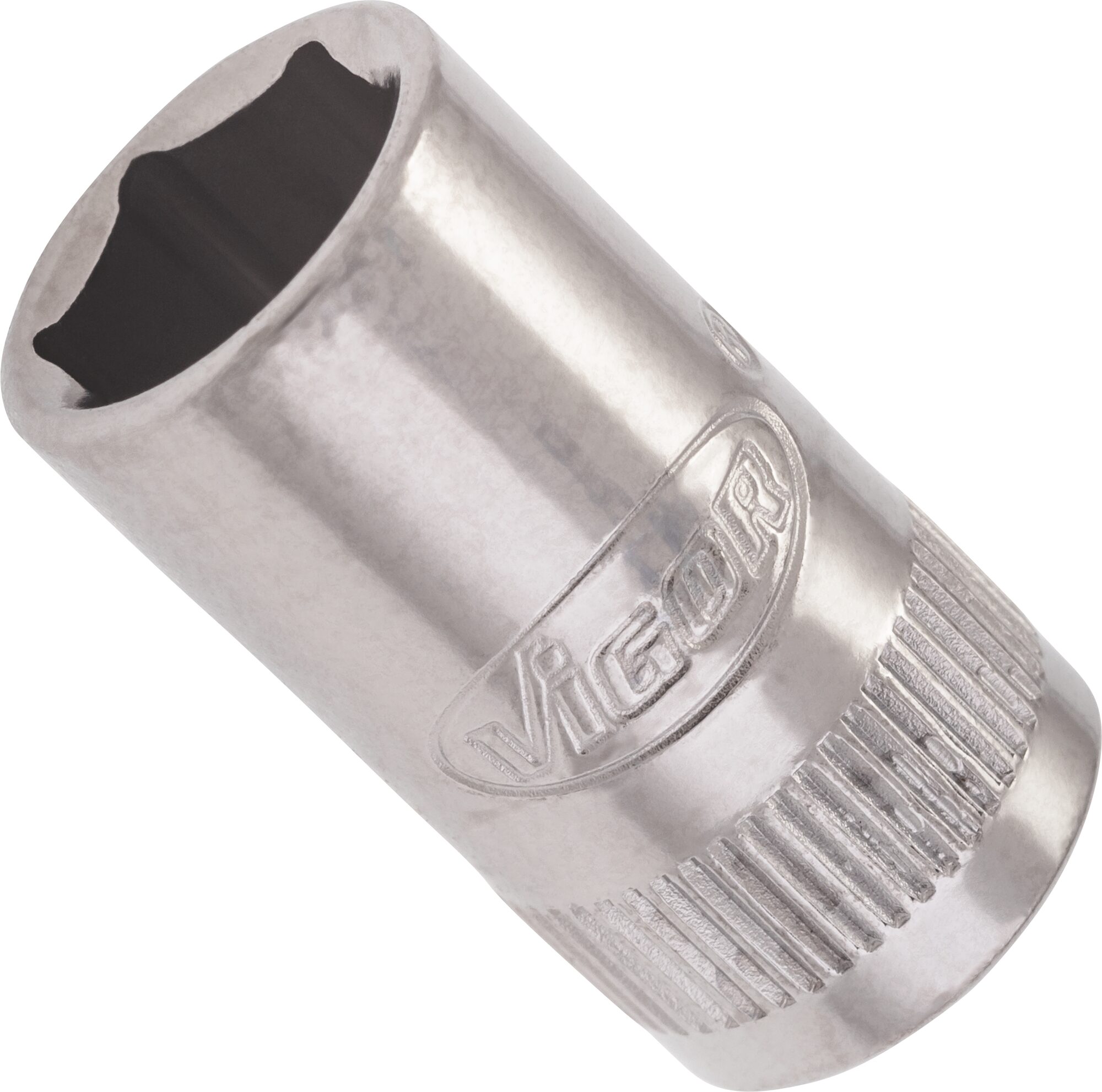 VIGOR Sechskant Steckschlüsseleinsatz · V2421N · Vierkant hohl 6,3 mm (1/4 Zoll) · Außen Sechskant Profil · 9 mm
