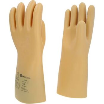 Elektriker-Schutzhandschuh mit Schutzisolierung, Größe 12, Klasse 4, weiß