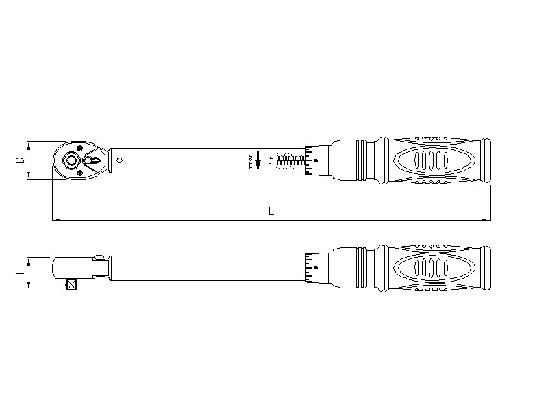 Werkzeug Sonic Drehmomentschlüssel 1" 105-750Nm 7325750