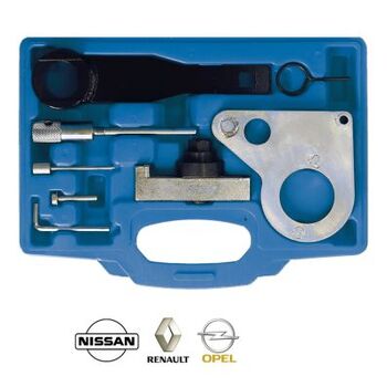 Einstellwerkzeugsatz, Steuerzeiten KS TOOLS  BT593820 für OPEL VIVARO A Bus (X83)  VIVARO A Kasten (X83)  VIVARO A Pritsche/Fahrgestell (X83) RENAULT ESPACE IV (JK0/1_)  KOLEOS I (HY_)  LAGUNA II (BG0/1_)  LAGUNA II Grandtour (KG0/1_)  LAGUNA III (BT0/1)