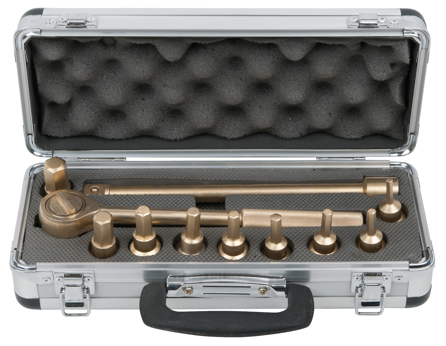 BRONZEplus Bit-Stecknuss-Sätze 1/2" 15-tlg