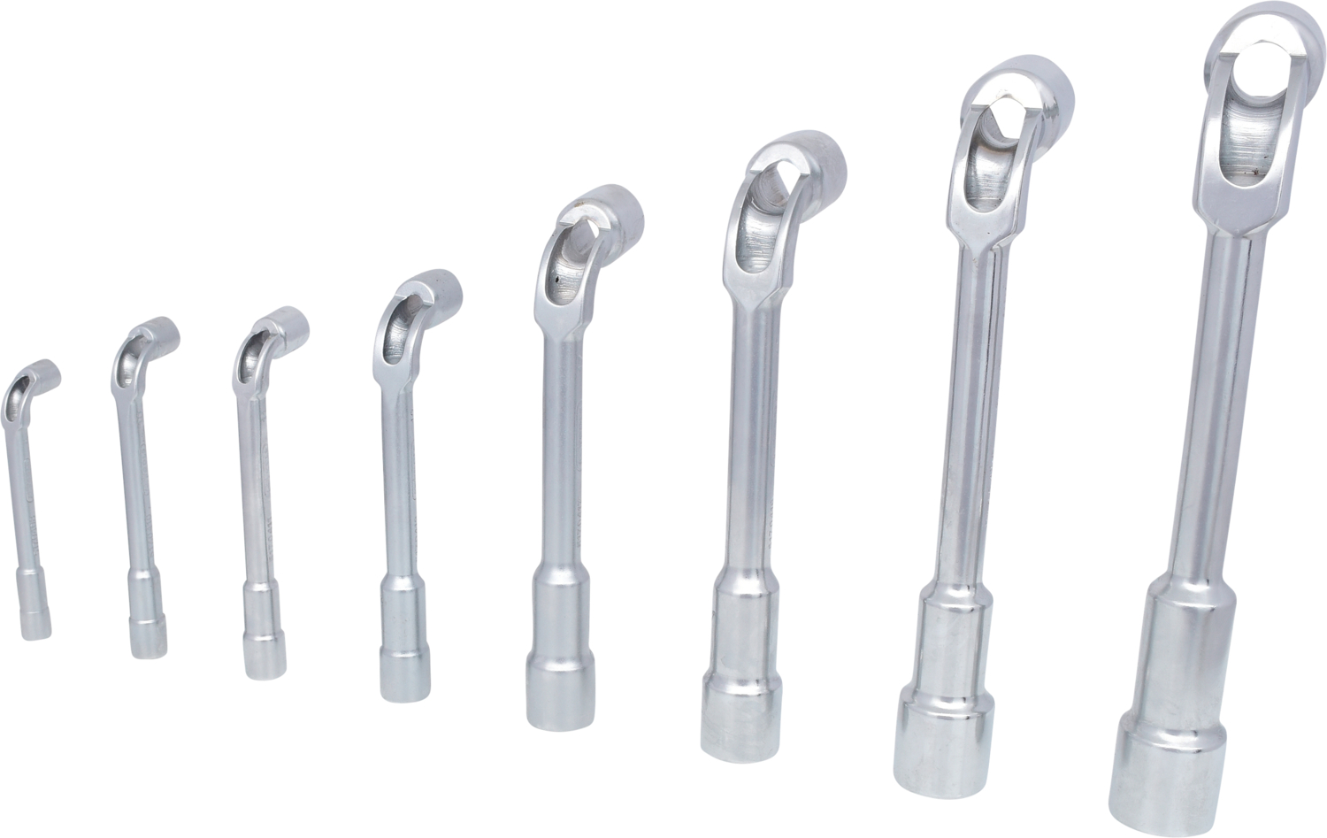 ULTIMATEplus Doppel-Steckschlüssel-Satz, gekröpft, 8-tlg