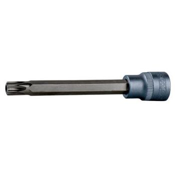 3/8" Bit-Stecknuss Torx mit Stirnlochbohrung, lang, TB55